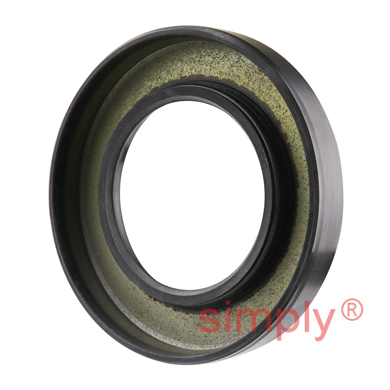 1.87x3.18x0.5 inch Nitrile Rubber Single Lip Rotary Shaft Oil Seal with Garter Spring R21 / SC