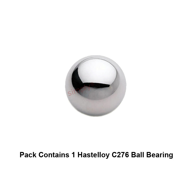 5mm Diameter Hastelloy C276 Ball - Allow 1-2 Days