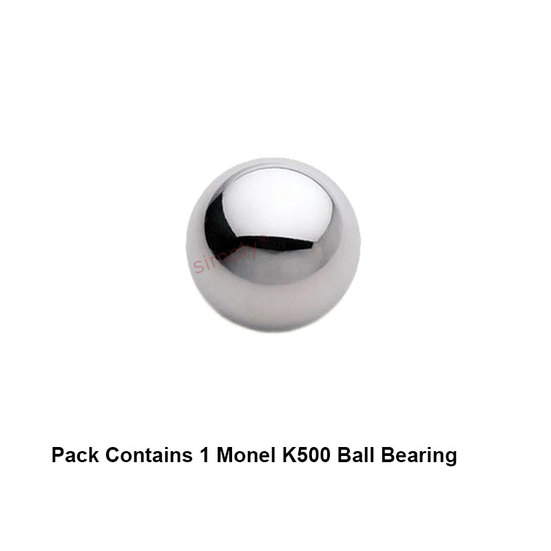 1-1/8 inch Diameter Monel K500 Ball - Allow 1-2 Days