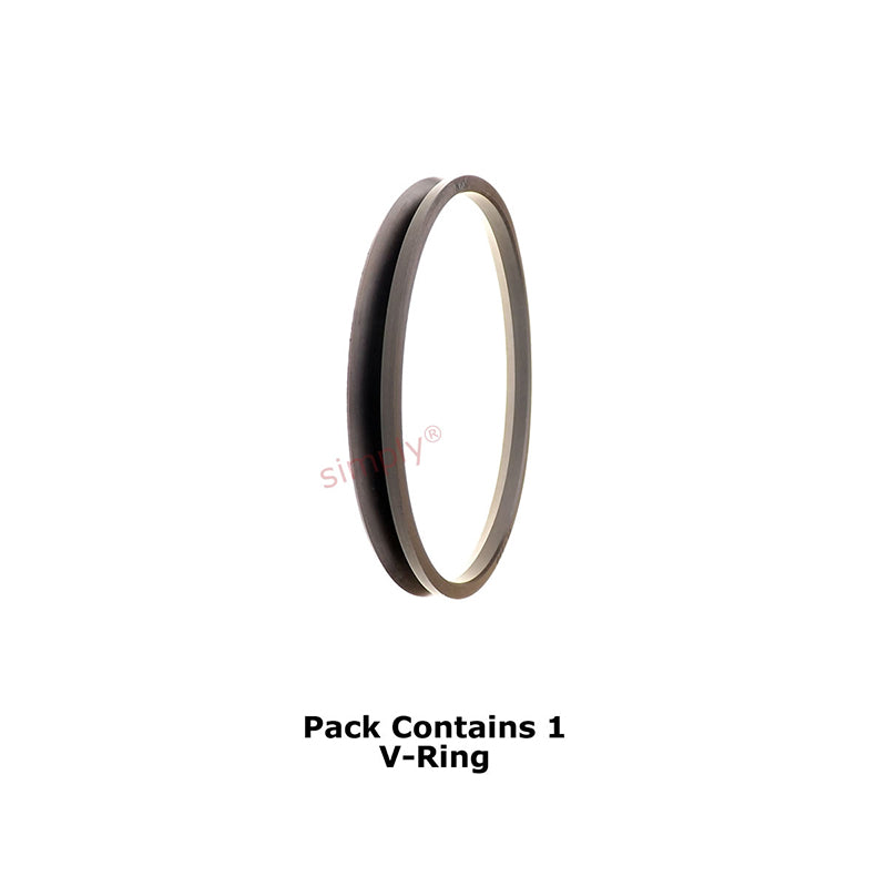 VL120 NITRILE Rubber V-Ring For Shafts 115-125mm