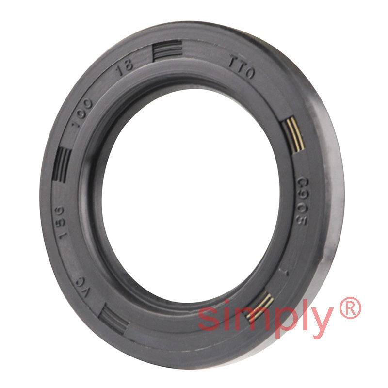 1x1.56x0.18 inch Nitrile Rubber Single Lip Rotary Shaft Oil Seal VC Style