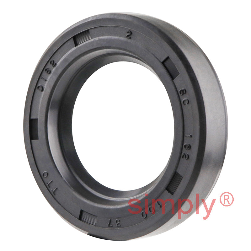 1x1.62x0.37 inch Nitrile Rubber Single Lip Rotary Shaft Oil Seal with Garter Spring R21 / SC