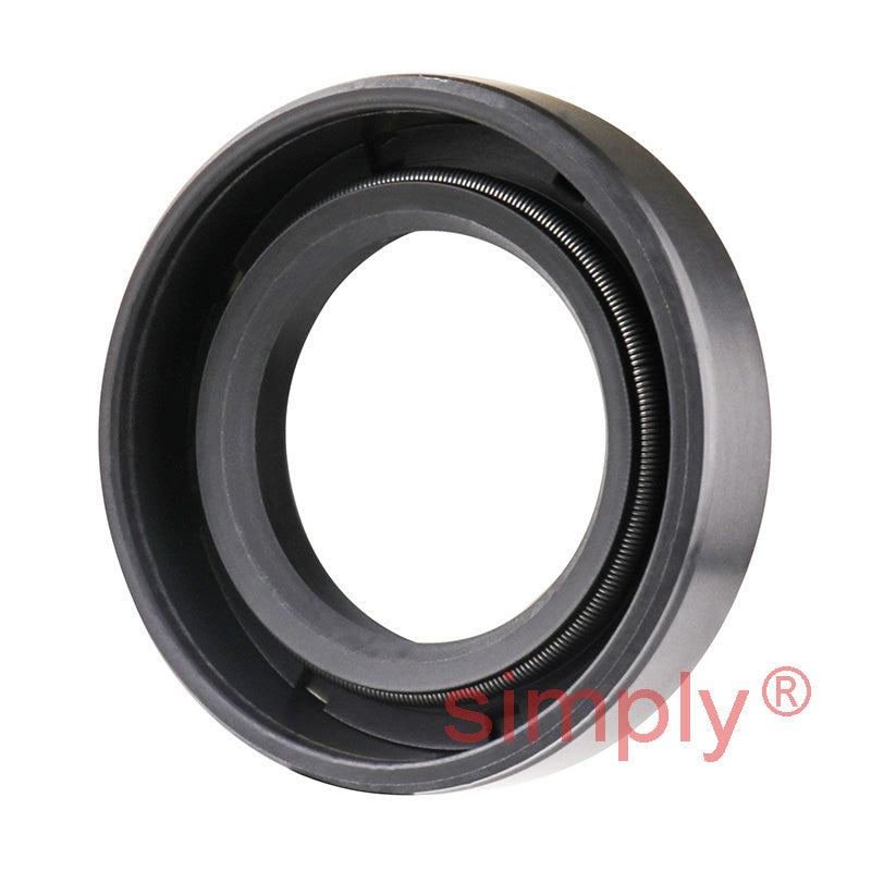 1x1.62x0.37 inch Nitrile Rubber Double Lip Rotary Shaft Oil Seal with Garter Spring R23 / TC Style