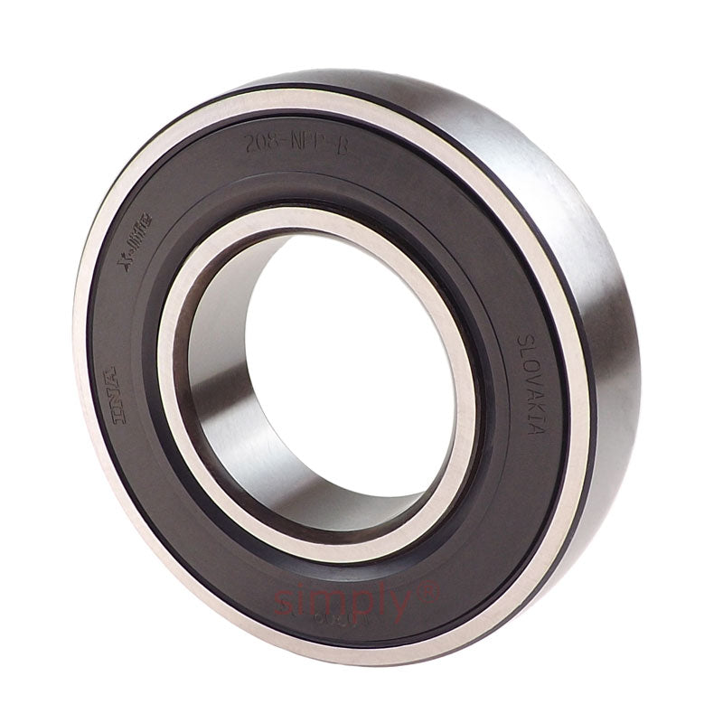 INA 208XLNPPB Metric Spherical Outer Deep Groove Ball Bearing with R Seals 40x80x18mm