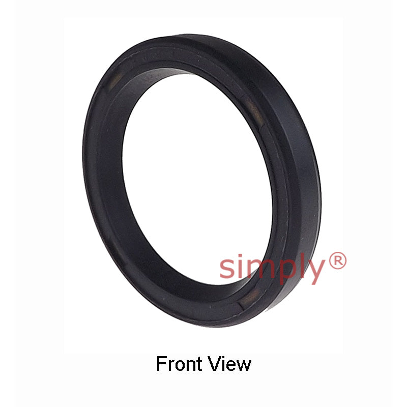 20x26x4mm Nitrile Rubber Single Lip Rotary Shaft Oil Seal Springless Design VC Style