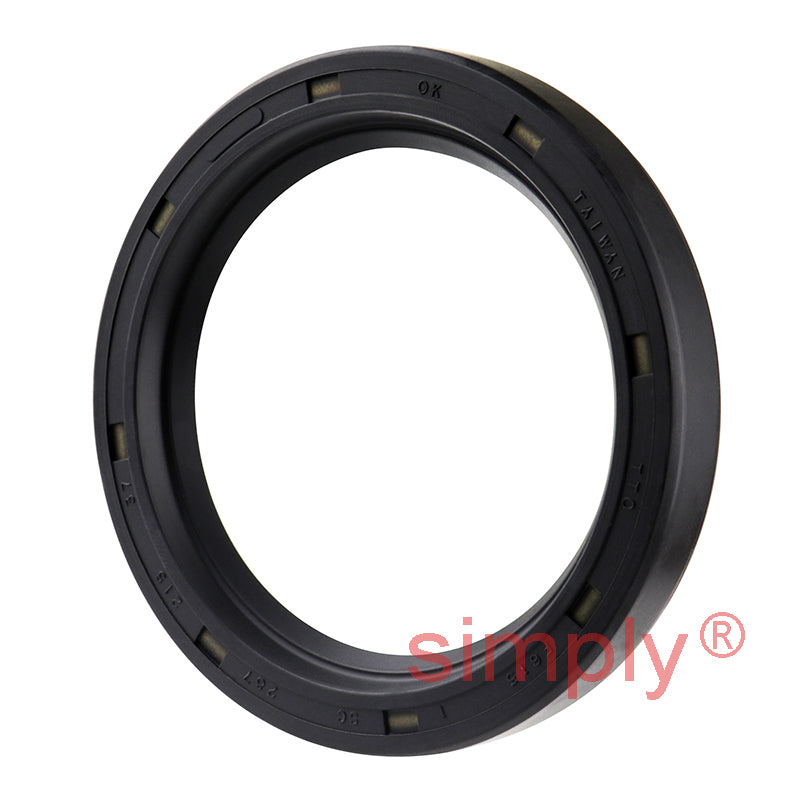 2.15x2.87x0.37 inch Nitrile Rubber Single Lip Rotary Shaft Oil Seal with Garter Spring R21 / SC