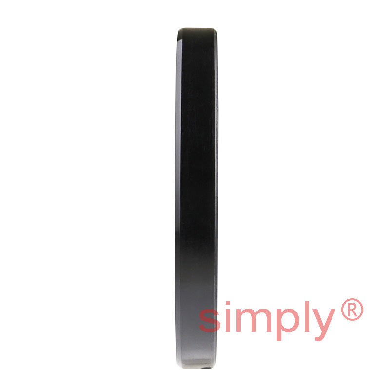 2.18x3.25x0.37 inch Nitrile Rubber Single Lip Rotary Shaft Oil Seal with Garter Spring R21 / SC