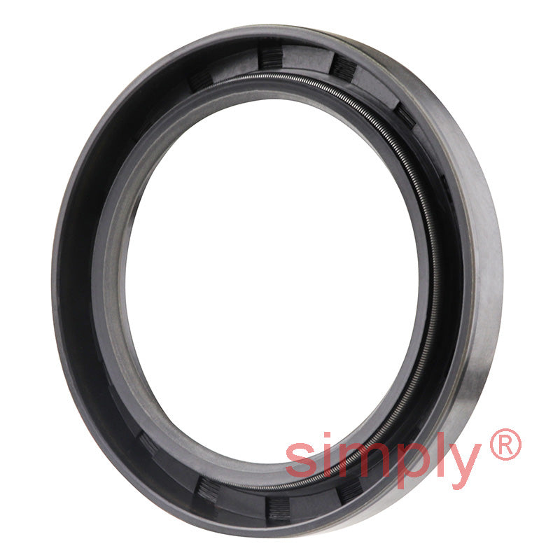 2.18x3x0.37 inch Nitrile Rubber Single Lip Rotary Shaft Oil Seal with Garter Spring R21 / SC