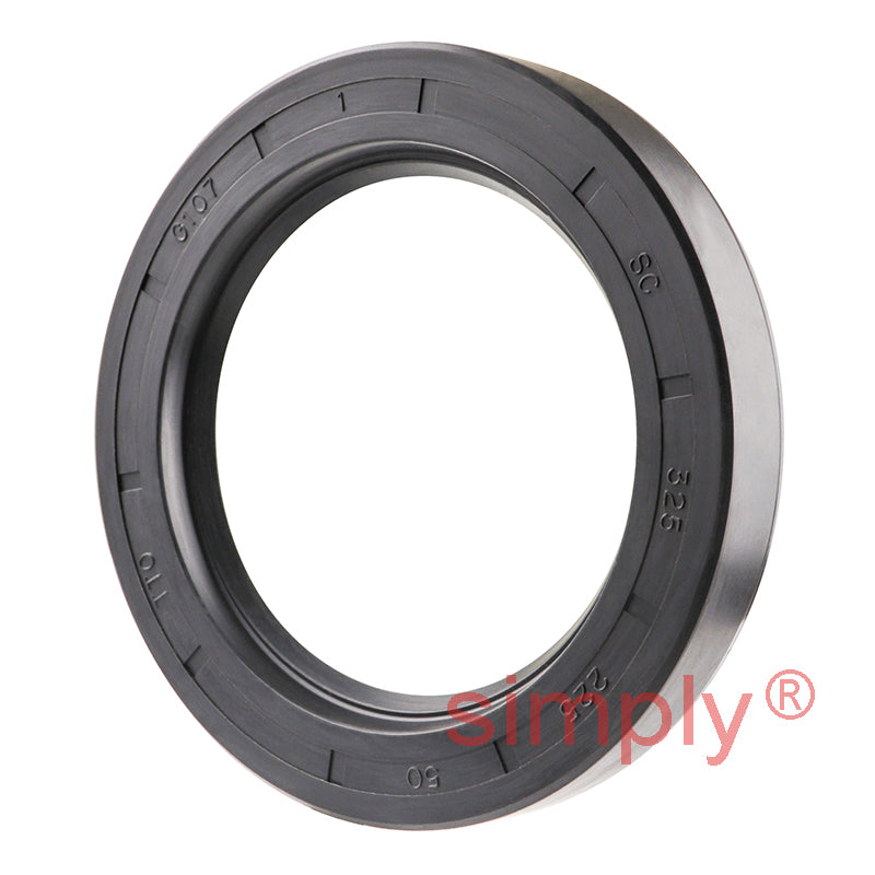 2.25x3.25x0.5 inch Nitrile Rubber Single Lip Rotary Shaft Oil Seal with Garter Spring R21 / SC