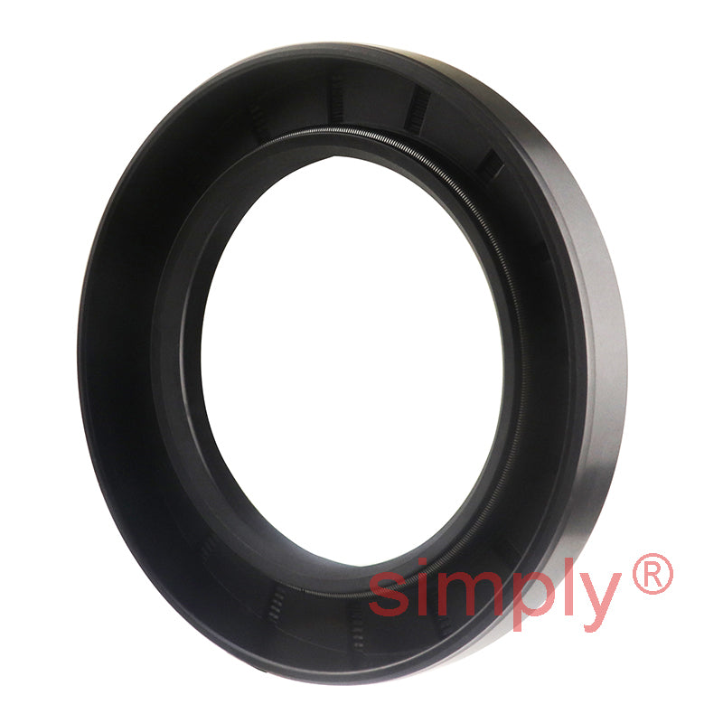 2.25x3.37x0.5 inch Nitrile Rubber Double Lip Rotary Shaft Oil Seal with Garter Spring R23 / TC Style