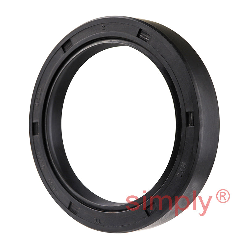 2.25x3x0.5 inch Nitrile Rubber Double Lip Rotary Shaft Oil Seal with Garter Spring R23 / TC Style