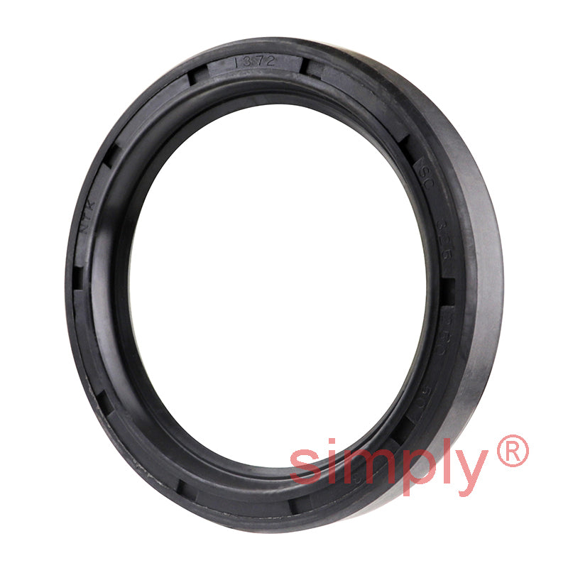 2.5x3.25x0.5 inch Nitrile Rubber Single Lip Rotary Shaft Oil Seal with Garter Spring R21 / SC