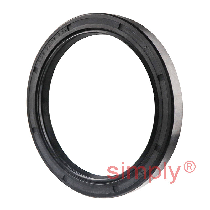 2.87x3.62x0.37 inch Nitrile Rubber Rotary Shaft Oil Seal with Garter Spring R23 / TC Style