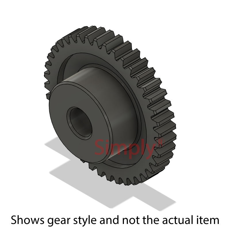 PS20/17B-8 Metric Glass Filled Nylon Spur Gear 17 Tooth 2 Mod Pilot Bored 8mm