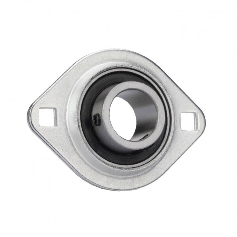 SBPFL206-17 Oval 2 Bolt Pressed Steel Bearing Housing with 1-1/16 inch insert