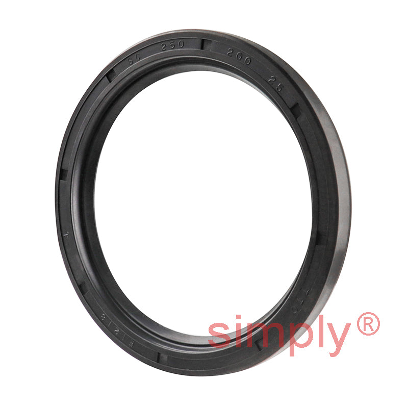 2x2.5x0.25 inch Nitrile Rubber Single Lip Rotary Shaft Oil Seal with Garter Spring R21 / SC