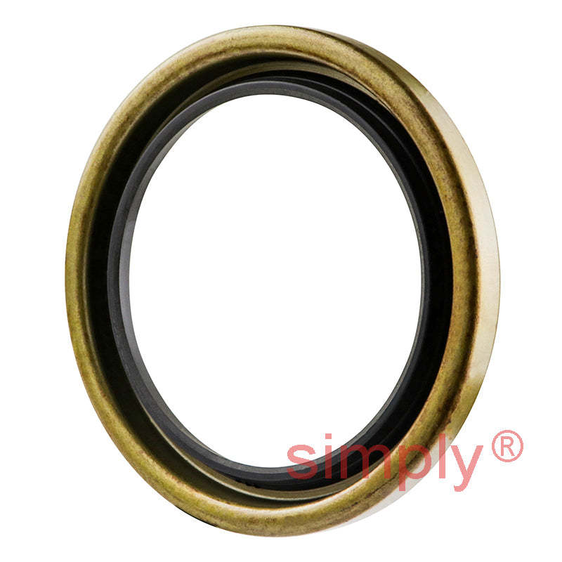 2x2.68x0.25 inch Metal Cased Nitrile Rubber Rotary Shaft Oil Seal Springless Design VB Style