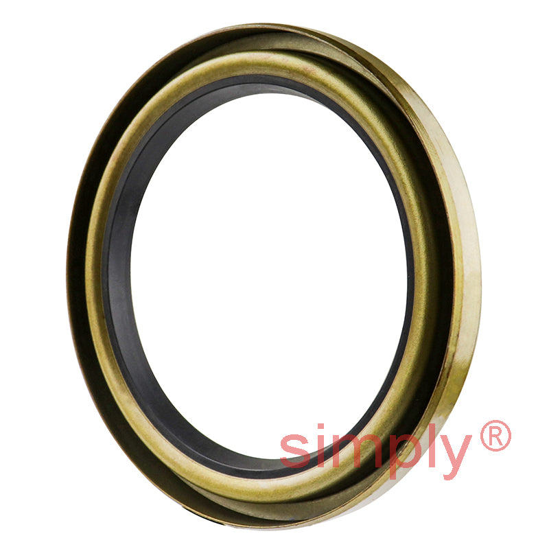 2x2.68x0.25 inch Metal Cased Nitrile Rubber Rotary Shaft Oil Seal Springless Design VB Style