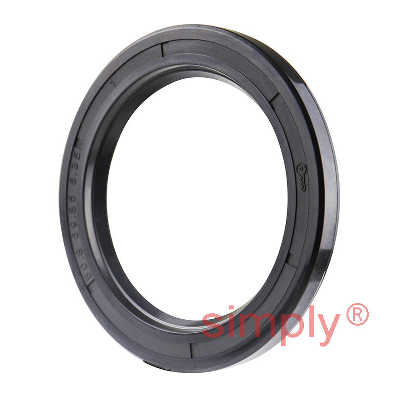 2x2.75x0.25 inch Nitrile Rubber Single Lip Rotary Shaft Oil Seal with Garter Spring R21 / SC