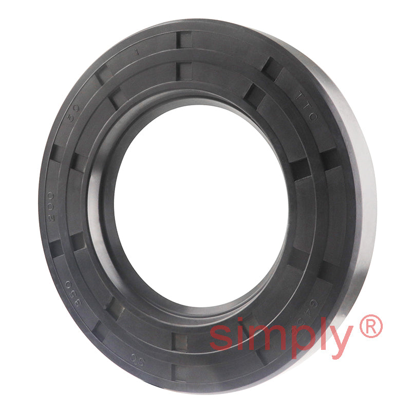 2x3.5x0.5 inch Nitrile Rubber Single Lip Rotary Shaft Oil Seal with Garter Spring R21 / SC Style