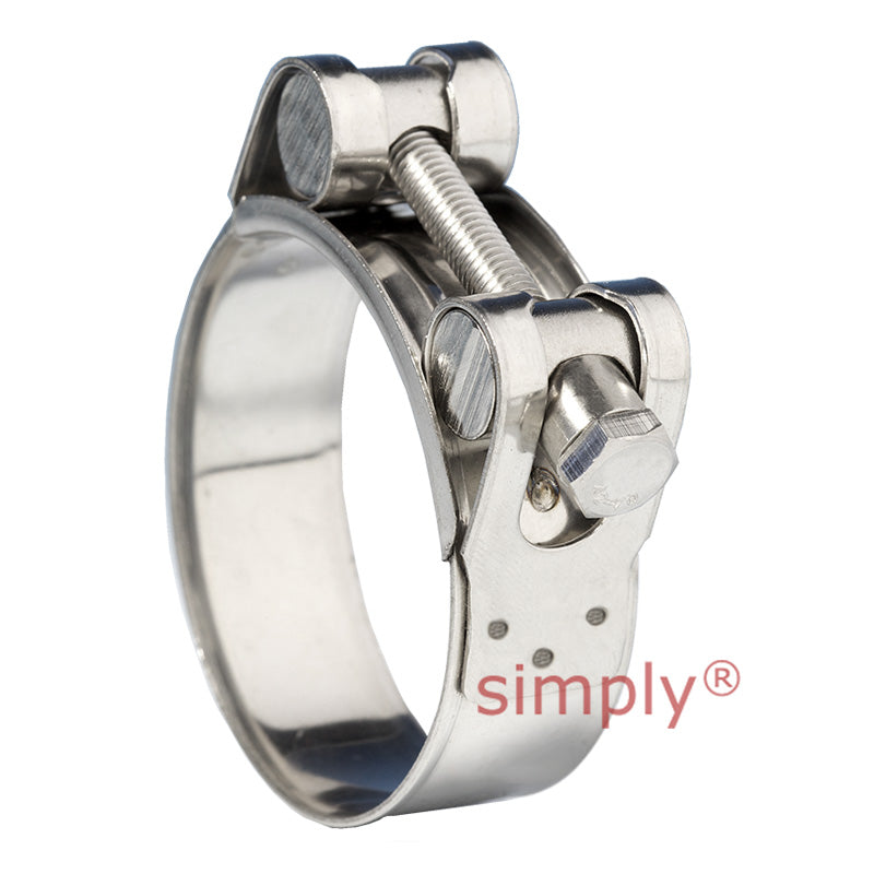 JSC097SS 304 Stainless Steel Jubilee Superclamp Clip Adjustment Range 92mm - 97mm Band Width 25mm