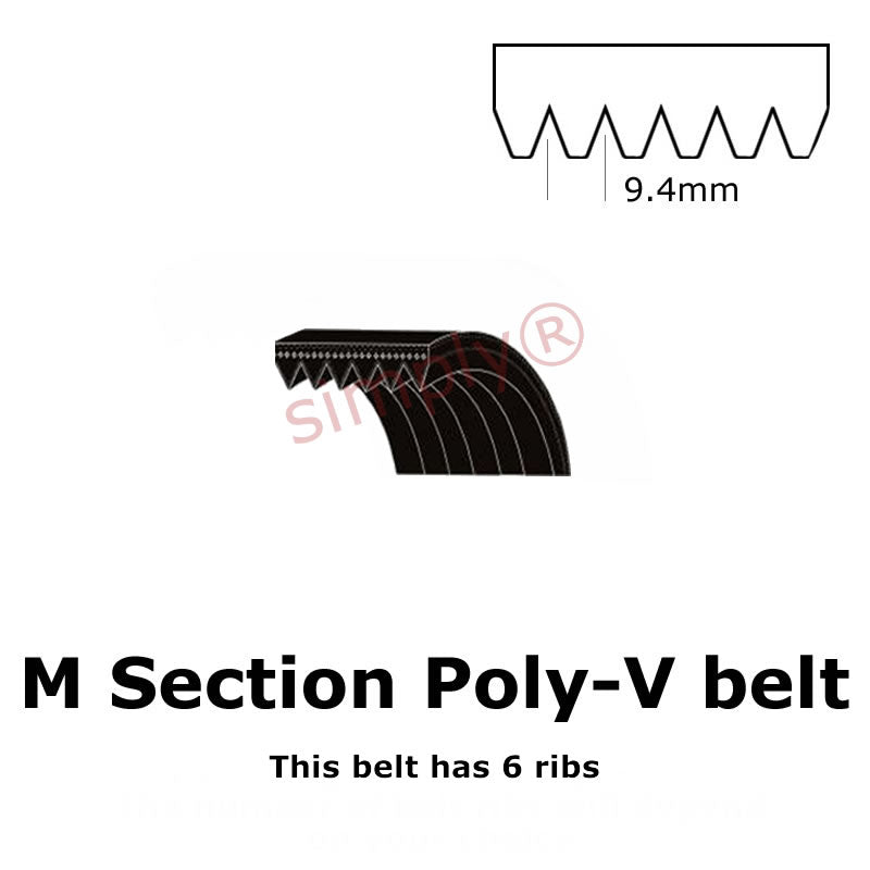 10693PM/4210M Pix Poly V Multiple Ribbed Belt 10693mm/421 inch Length with 24 Ribs Allow 2-3 Days
