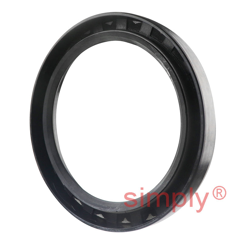 3.43x4.5x0.5 inch Nitrile Rubber Single Lip Rotary Shaft Oil Seal with Garter Spring R21 / SC