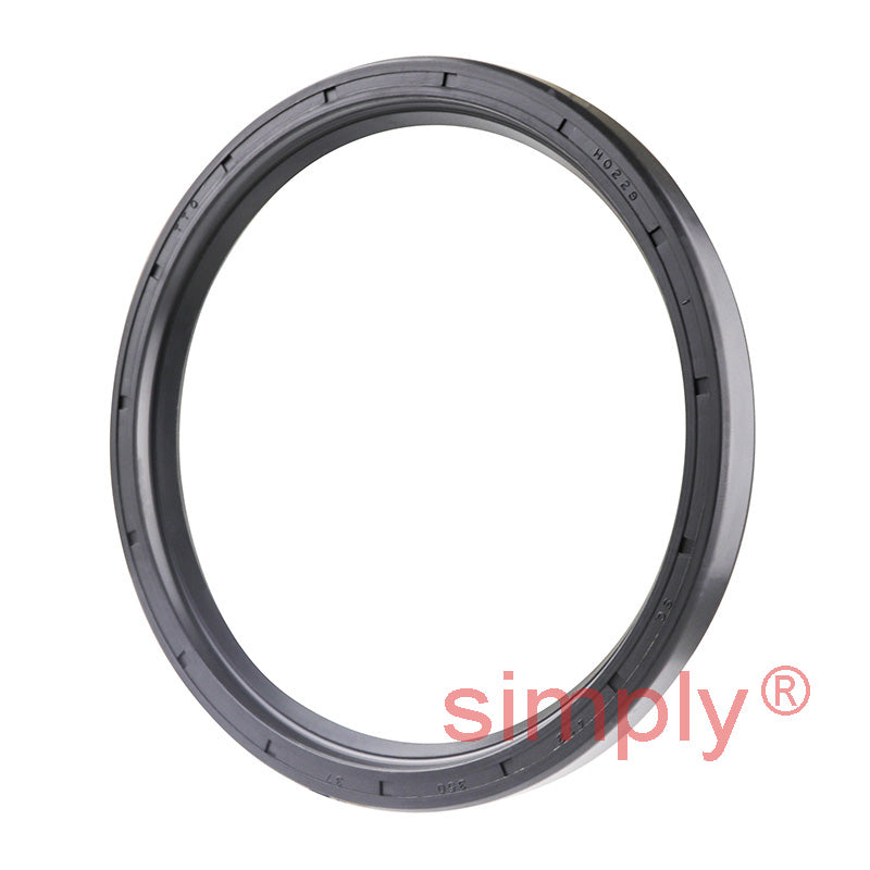 3.5x4.12x0.37 inch Nitrile Rubber Single Lip Rotary Shaft Oil Seal with Garter Spring R21 / SC