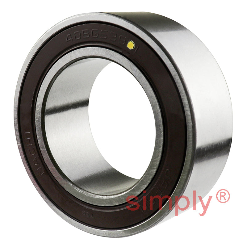 40BGS35G2DL Major Branded Rubber Sealed Air Conditioner Double Row Deep Groove Ball Bearing 40x62x24mm