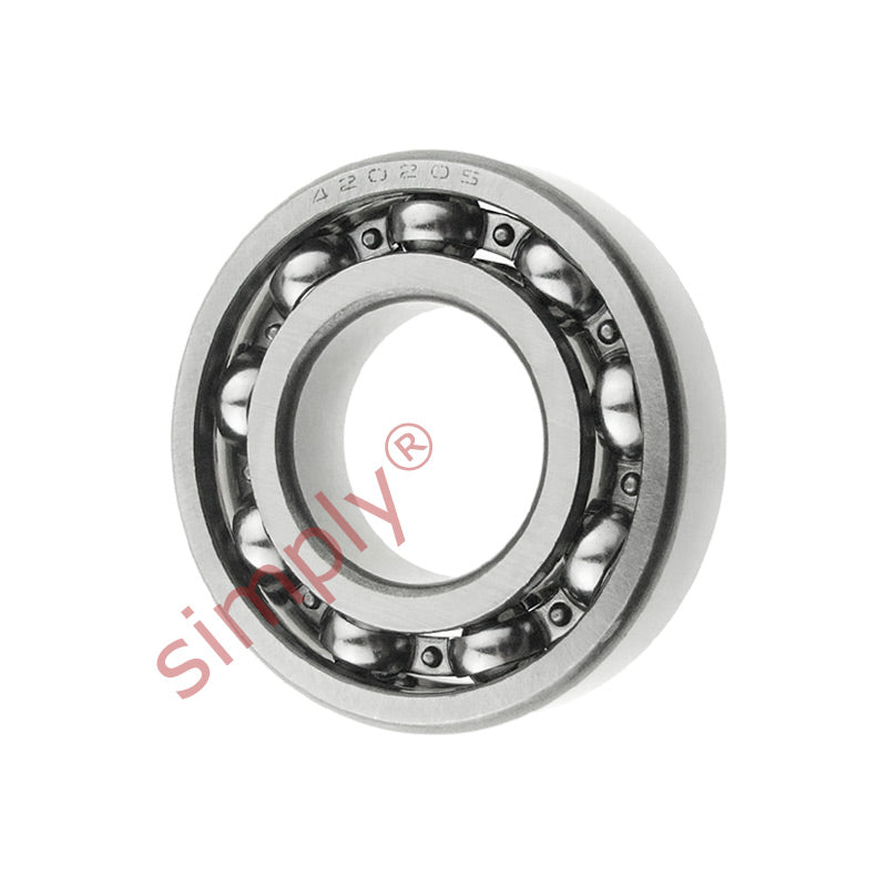Major Branded 420205 Open Deep Groove Ball Bearing 25x52x12mm