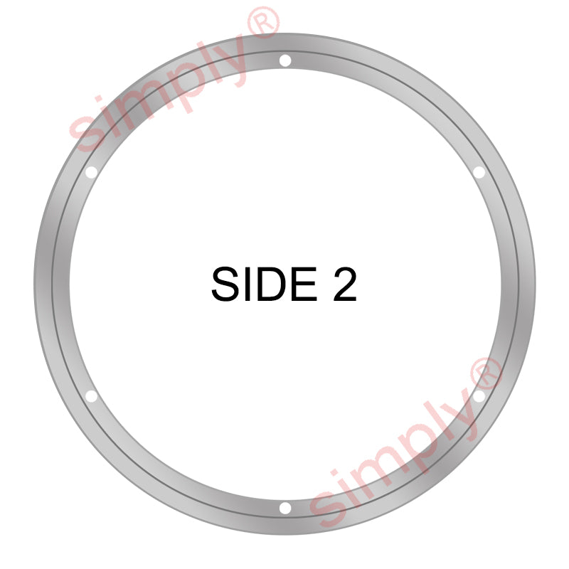 450mm Round Lazy Susan Rotating Aluminium Turntable Bearing