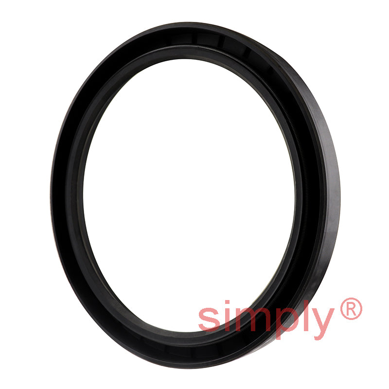 4.37x5.37x0.5 inch Nitrile Rubber Single Lip Rotary Shaft Oil Seal with Garter Spring R21 / SC