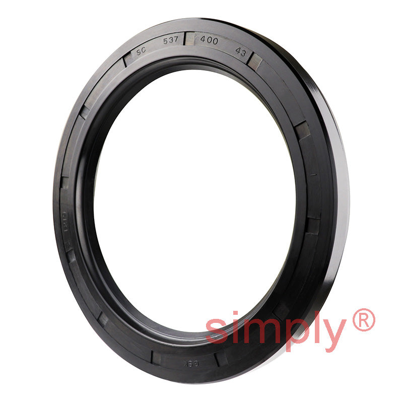 4x5.37x0.43 inch Nitrile Rubber Single Lip Rotary Shaft Oil Seal with Garter Spring R21 / SC