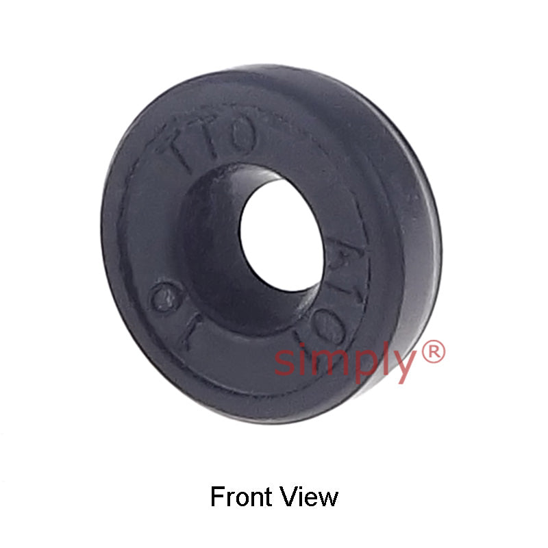 4x9x3mm Nitrile Rubber Single Lip Rotary Shaft Oil Seal Springless Design VC Style