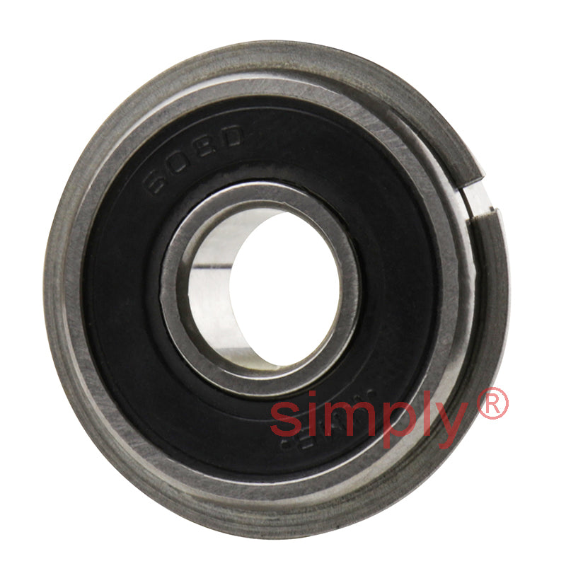 Major Branded 6082RSNR Rubber Sealed Deep Groove Ball Bearing with Snap Ring 8x22x7mm