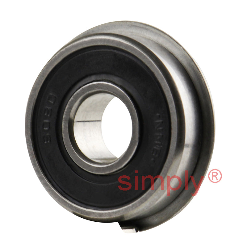 Major Branded 6082RSNR Rubber Sealed Deep Groove Ball Bearing with Snap Ring 8x22x7mm