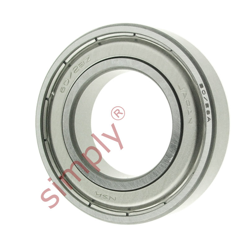 Major Branded 60/282Z Metal Shielded Deep Groove Ball Bearing 28x52x12mm