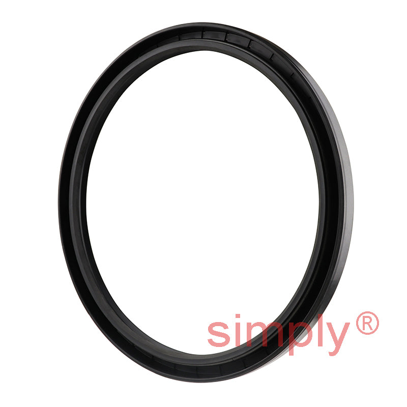 6.5x7.5x0.5 inch Nitrile Rubber Double Lip Rotary Shaft Oil Seal with Garter Spring R23 / TC Style