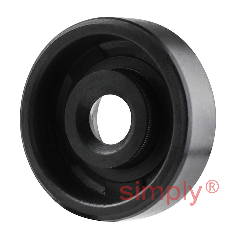6x22x7mm Nitrile Rubber Single Lip Rotary Shaft Oil Seal with Garter Spring SC / R21
