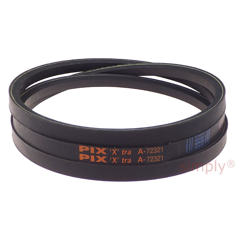 A-72321 Lawn and Garden Machinery V-Belt Fits Pilote
