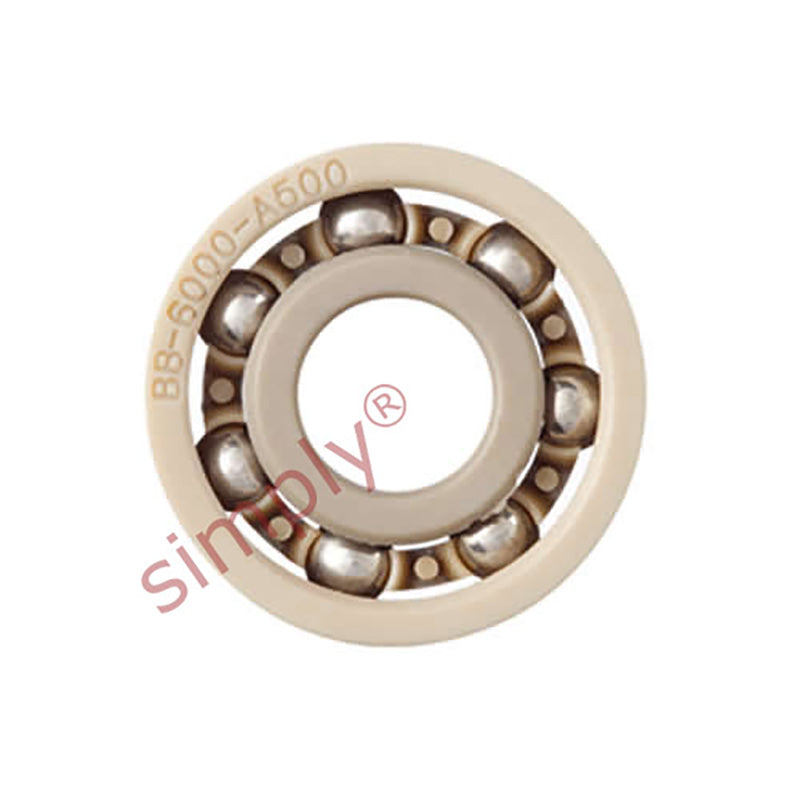 xiros xirodur BB624A50070ES Open Type Polymer Ball Bearing with PEEK Cage and Stainless Steel Balls 4x13x5mm - Allow 2-3 Days