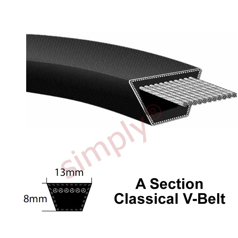 A32 Pix Classical A-Section Muscle V-Belt