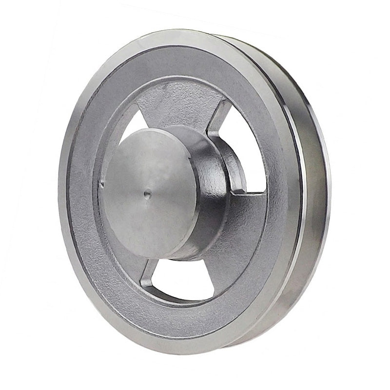 SPZ Section Un-Bored Aluminium Pulley with 1 Groove 80mm Pitch Diameter