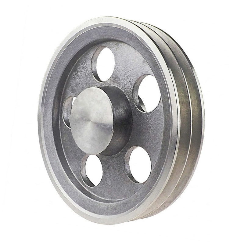 SPZ Section Un-Bored Aluminium Pulley with 2 Grooves 110mm Pitch Diameter