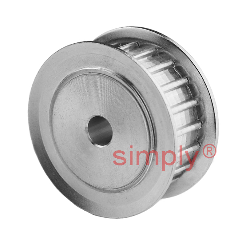 Aluminium Pilot Bore T10 Timing Pulley with Flanges 10mm Pitch 32 Tooth for 16mm Wide Belts