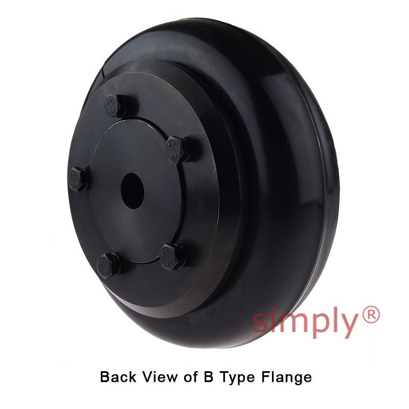 Major Branded F60B/F60B Pilot Bored Tyre Drive Coupling Assembly with Natural Rubber Tyre