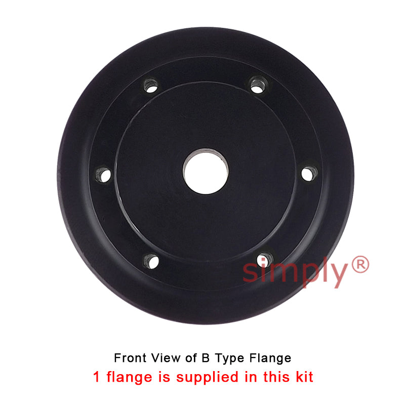 Major Branded F90H/F90B Outer Facing Taper Bore/Pilot Bored Tyre Drive Coupling Assembly with Fire Resistant Antistatic (F.R.A.S) Tyre