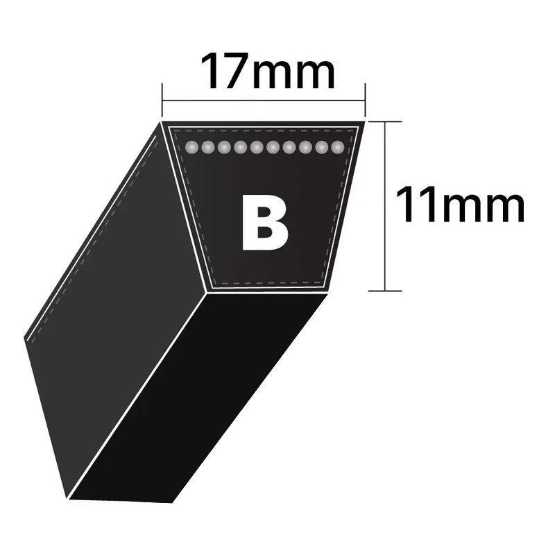 Major Brand B249 B-Section V-Belt - Allow 2-3 Days
