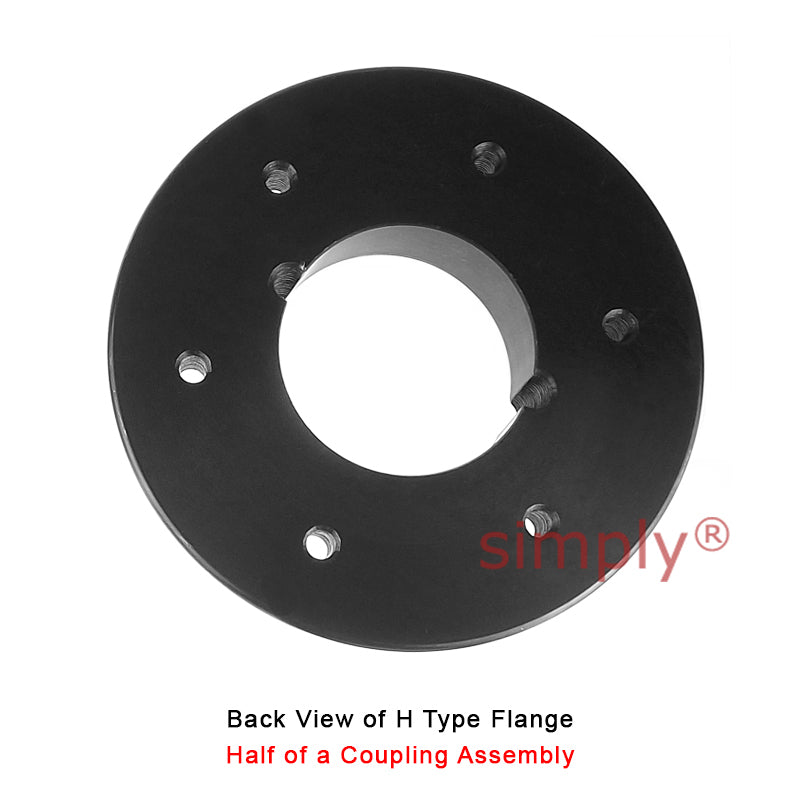 Major Branded F100H-MB Drive Coupling Outer Tapered Locking Bush Type Max Bush Bore 60mm / 2-1/2 inch