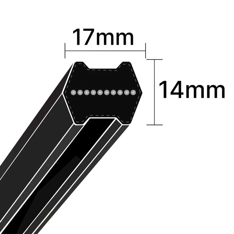 BB182 Pix Hexagon Section Double Sided V-Belt